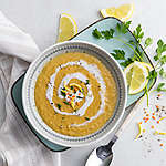 Abbildung des Rezepts Linsensuppe Erdnuss-Kokos