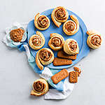 Abbildung des Rezepts Blätterteigschnecken mit Karamellkeks