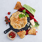 Abbildung des Rezepts Pizza-Waffeln