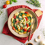 Abbildung des Rezepts Bunte Gnocchi-Pfanne