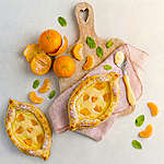 Abbildung des Rezepts Knusprige Blätterteigschiffchen mit Mandarinen