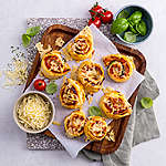 Abbildung des Rezepts Pizzaschnecken mit Schinken