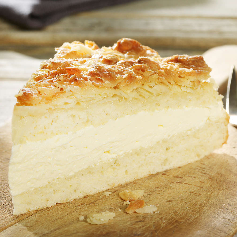Zobrazit Rychlý mandlový dort s vanilkovým krémem receptů