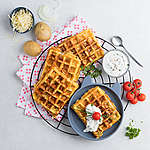 Abbildung des Rezepts Herzhafte Waffeln