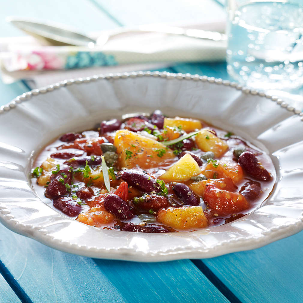 Deftiger Kartoffelgulasch mit Kidneybohnen - Rezept | Kaufland