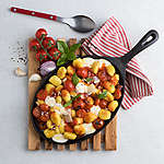Abbildung des Rezepts Gnocchi-Pfanne mit Tomate-Mozzarella