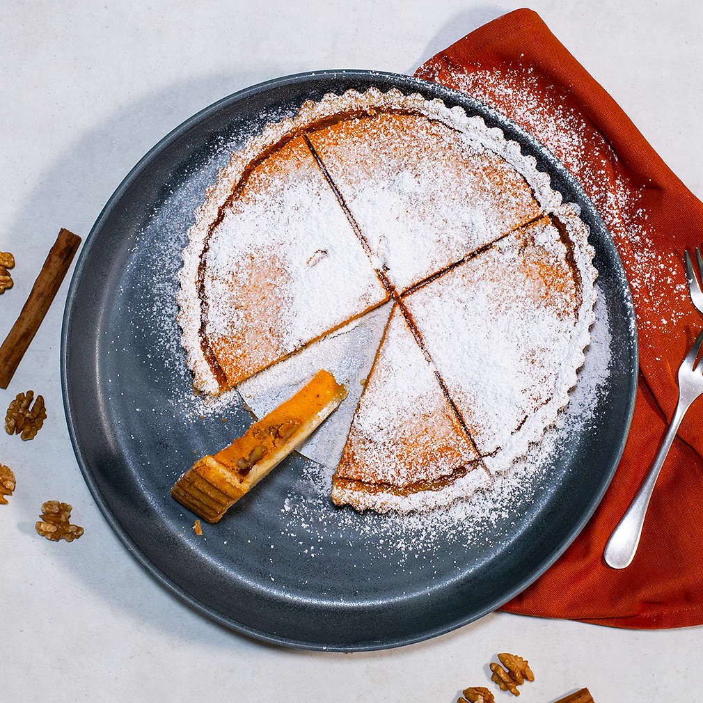 Zobrazenie receptu Tekvicový koláč preliaty čerešňovým kompótom