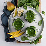 Abbildung des Rezepts Birnen-Spinat-Smoothie