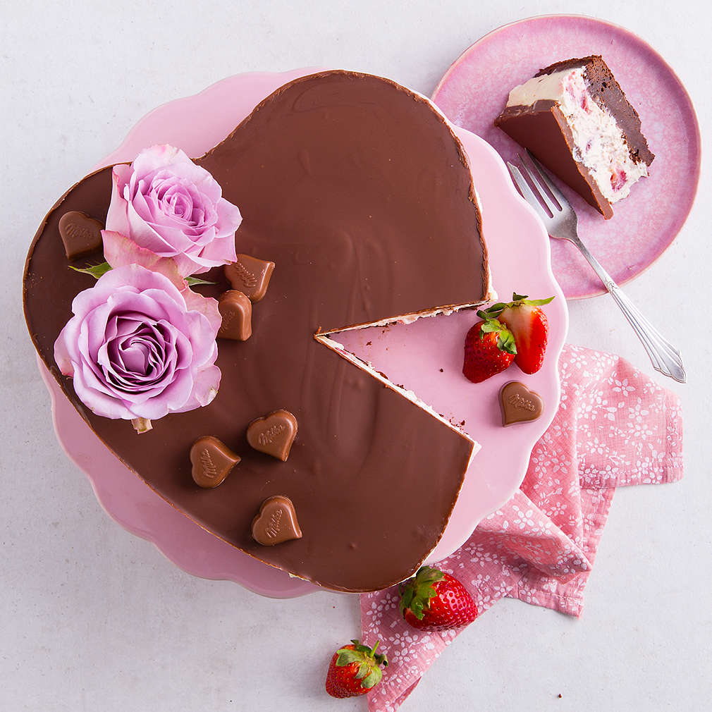 Zobrazenie receptu Valentínska torta s pralinkami