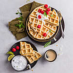 Abbildung des Rezepts Vegane Kokos-Waffeln