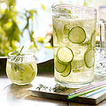 Abbildung des Rezepts Gurken-Limonade mit Limette