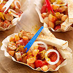 Abbildung des Rezepts Currywurst-Salat-Cups
