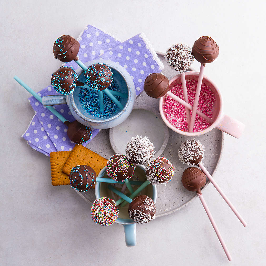 Abbildung des Rezepts Cookie-Pops ohne Backen