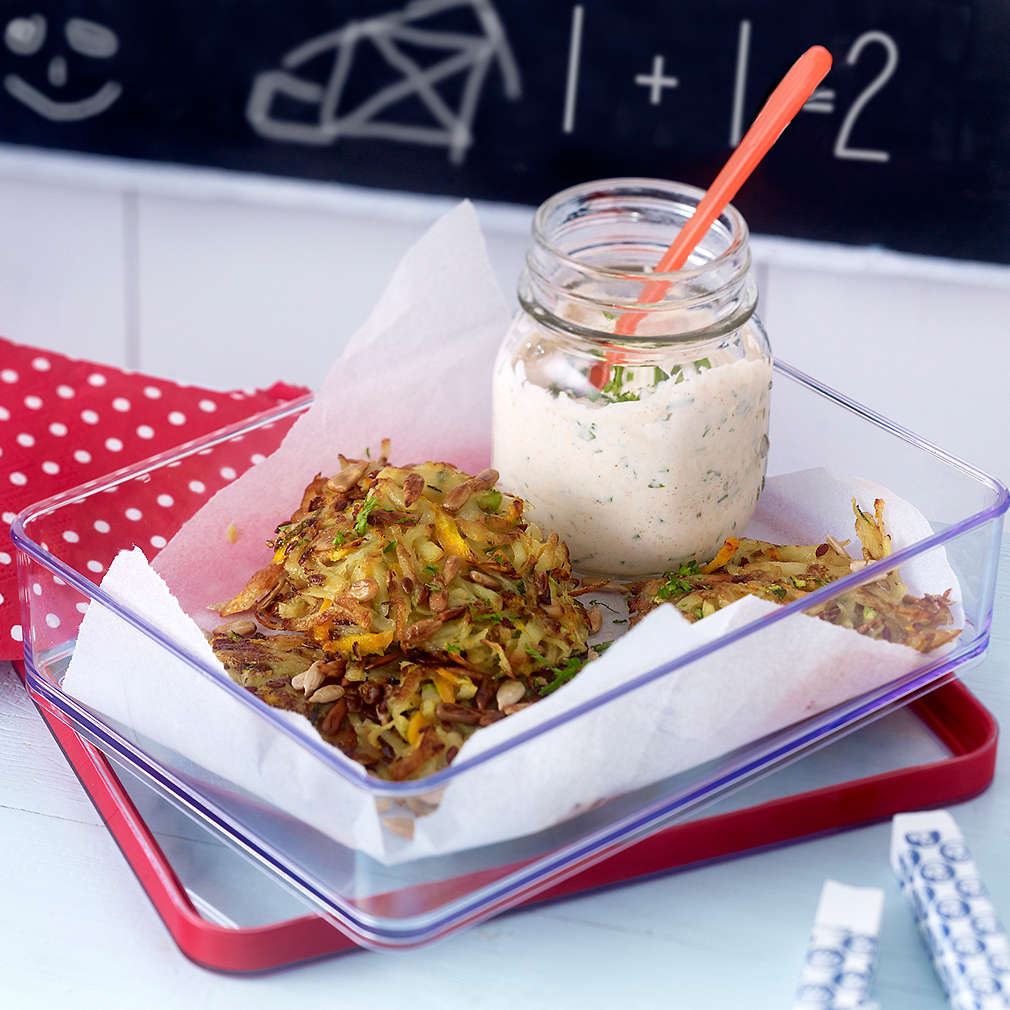 Gemüserösti mit Kräuterquark - Rezept | Kaufland