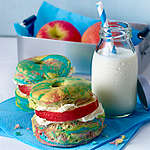 Abbildung des Rezepts Rainbow-Bagels