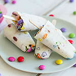 Abbildung des Rezepts Frozen Joghurt-Smarties-Eis