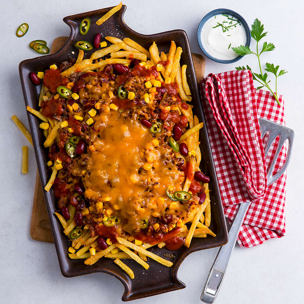 Abbildung des Rezepts Chili-Cheese-Fries