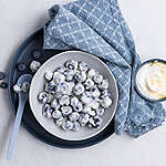 Abbildung des Rezepts Frozen-Joghurt-Blaubeeren
