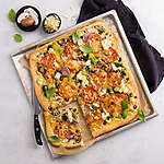 Abbildung des Rezepts Pizza mit dreierlei Käse