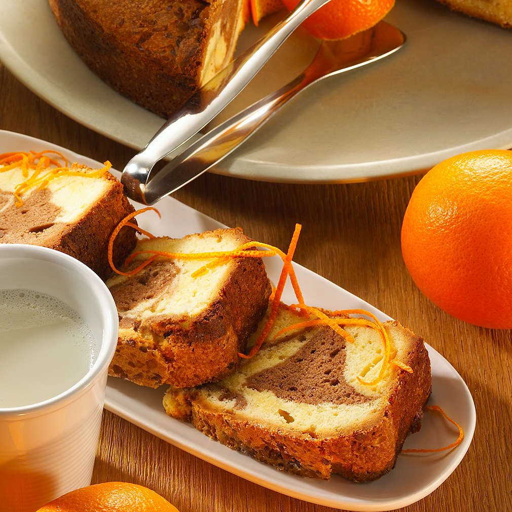 Abbildung des Rezepts Orangen-Marmorkuchen