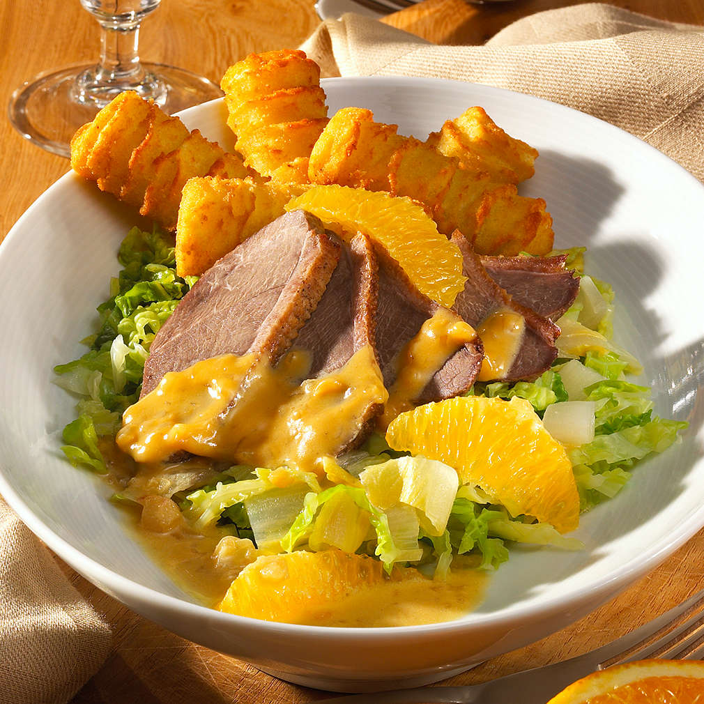Gänsebrust mit Honig-Orangensauce - Rezept | Kaufland
