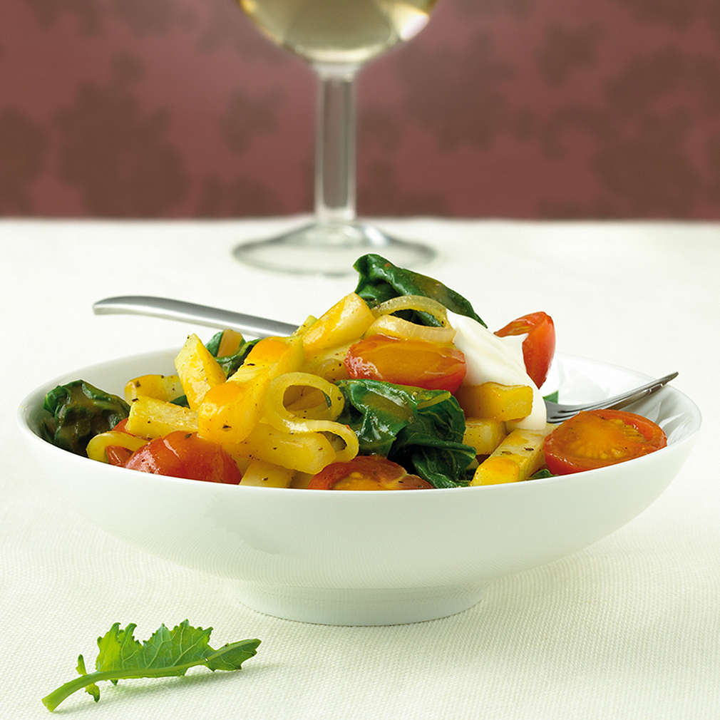 Abbildung des Rezepts Kohlrabi-Curry mit Mangold