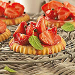 Abbildung des Rezepts Erdbeer-Marzipan-Tartelettes