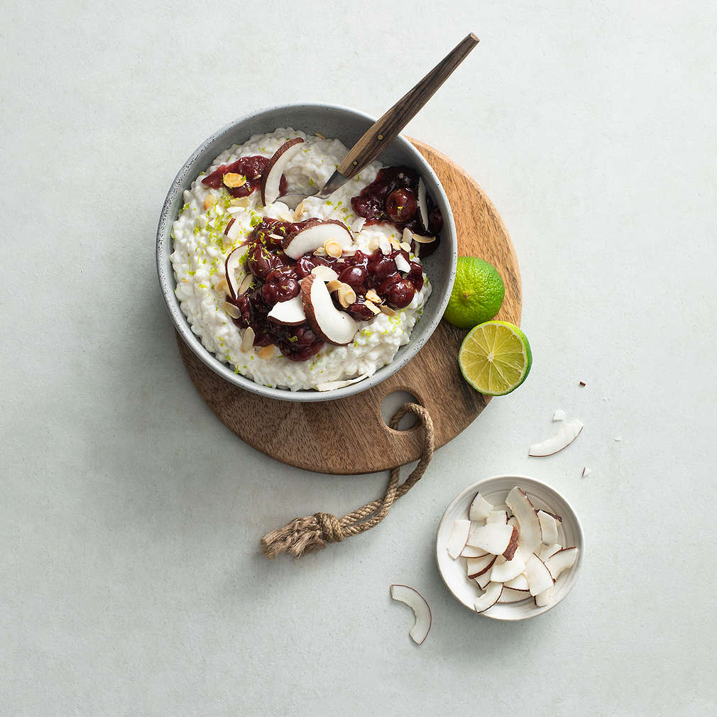 Kokosmilchreis mit Kirschen - Rezept | Kaufland