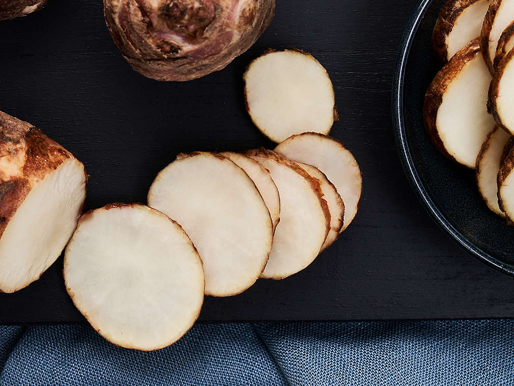 Topinambur proaspăt în detaliu