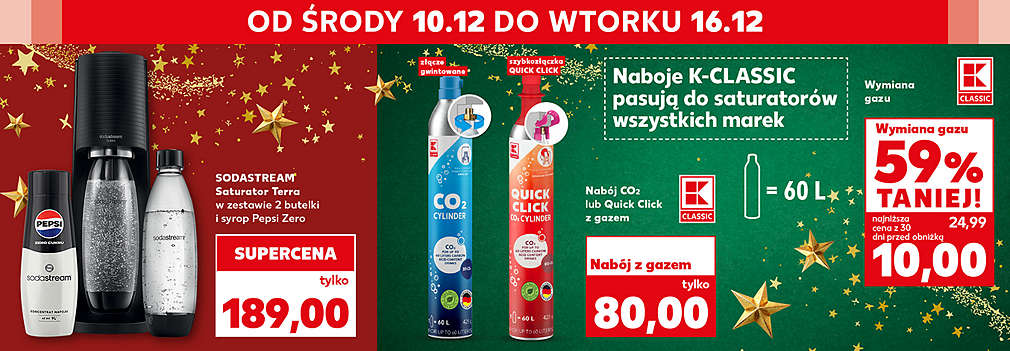 saturator i wymiana nabojów