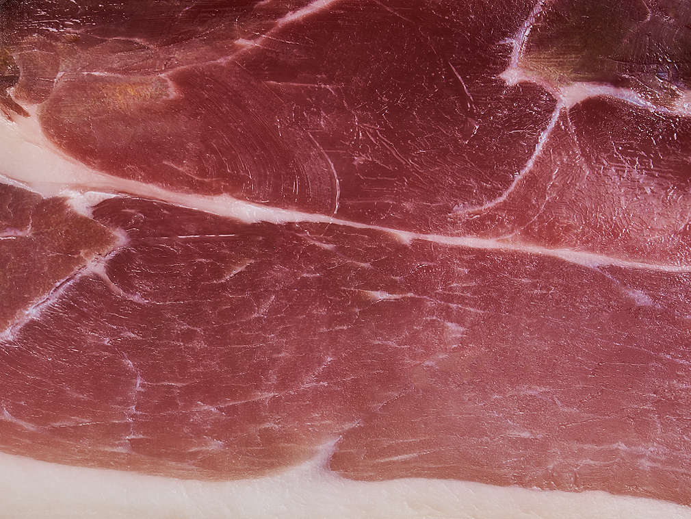 Bacon proaspăt în detaliu