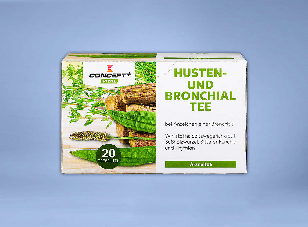 Produktabbildung: K-CONCEPT+ VITAL Husten- und Bronchialtee, 20 Teebeutel