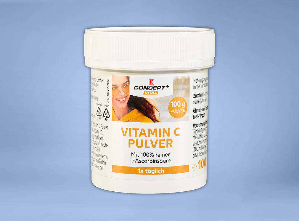 Produktabbildung: K-CONCEPT+ VITAL Vitamin C Pulver, 100 g
