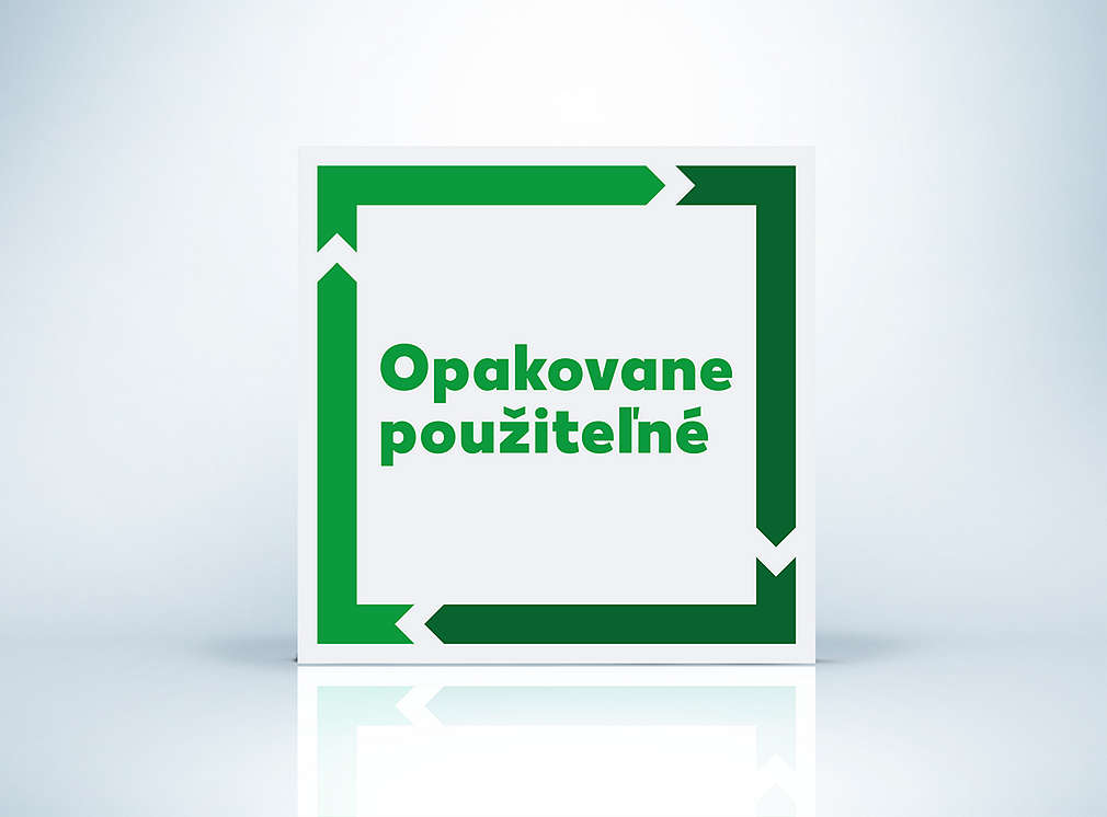 Označenie „Opakovane použiteľné“