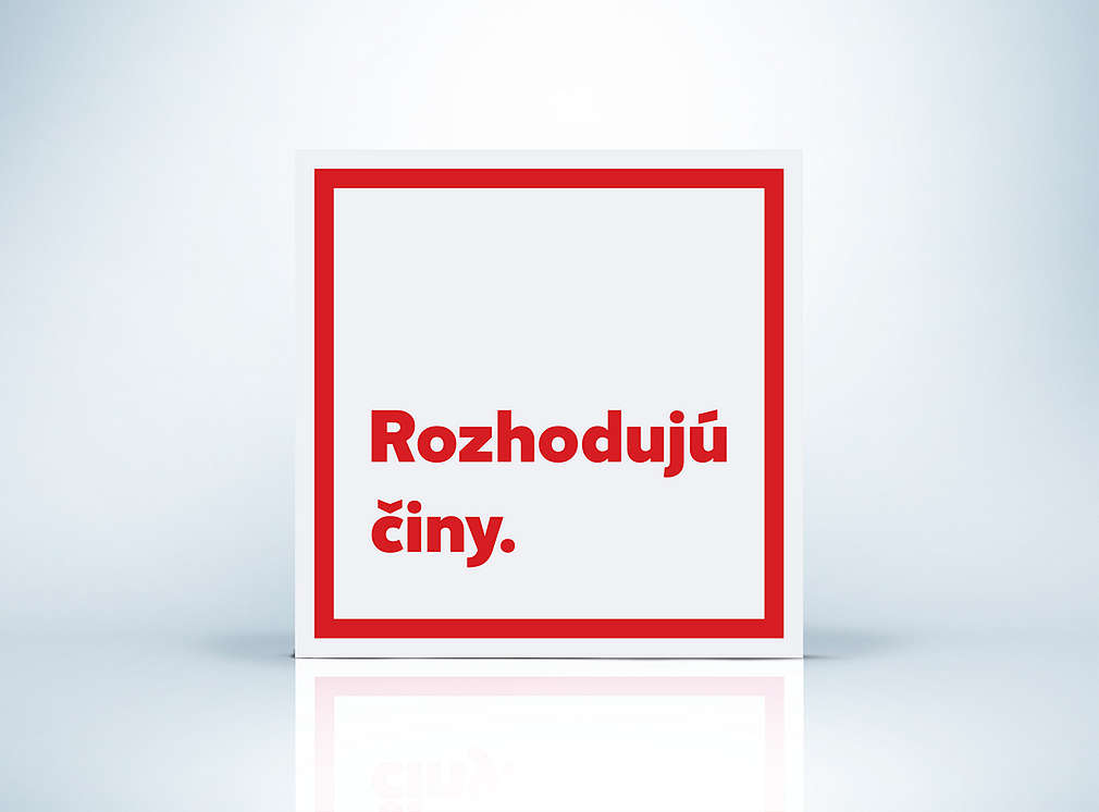 Logo: Rozhodujú činy