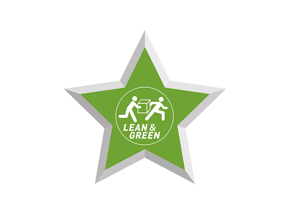Abbildung der Auszeichnung „Lean and Green“
