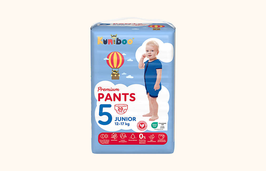 Windeln von KUNIBOO® Premium Pants; Junior 12-17 kg