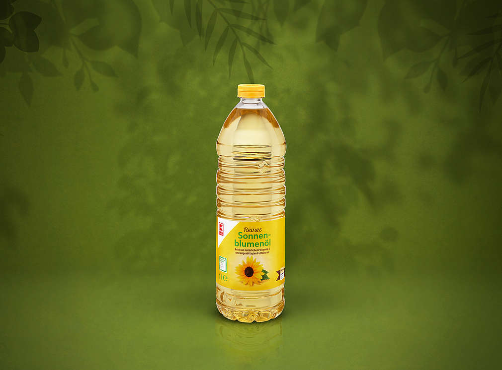 Sonnenblumenöl von K-Classic in der PET-Flasche