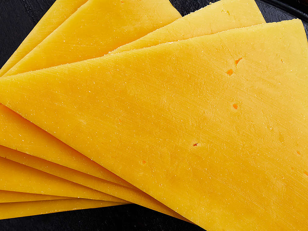 Cheddar proaspăt în detaliu