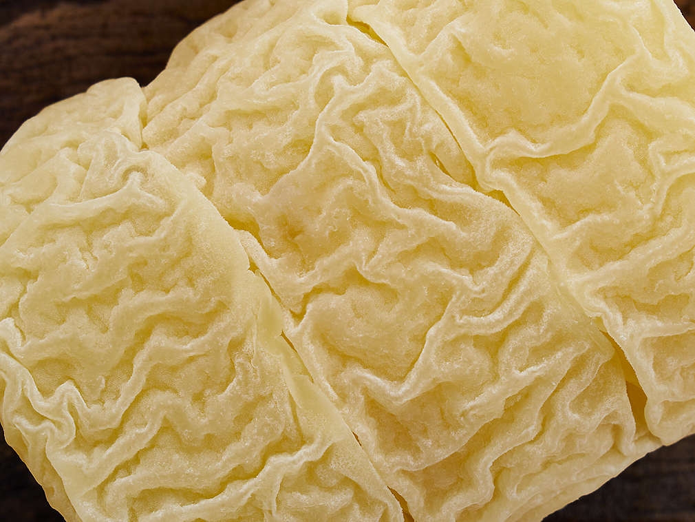 Brânză Harzer proaspătă în detaliu