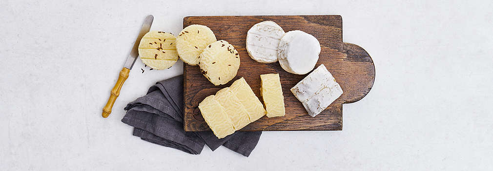 Abbildung von frischem Harzer Käse