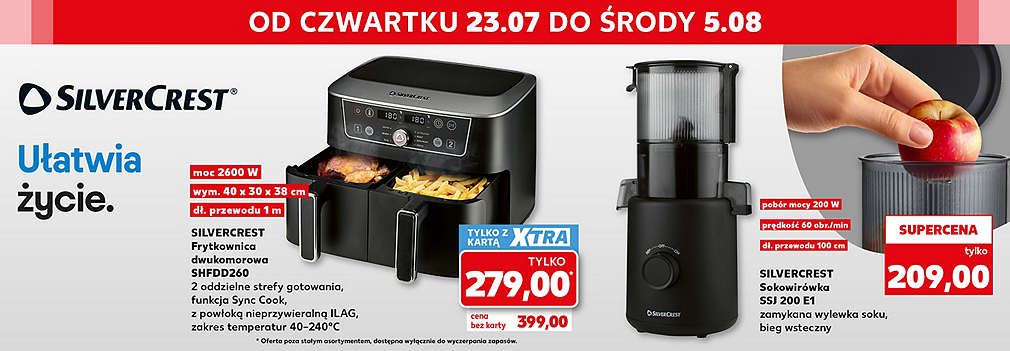 frytkownica i sokowirówka