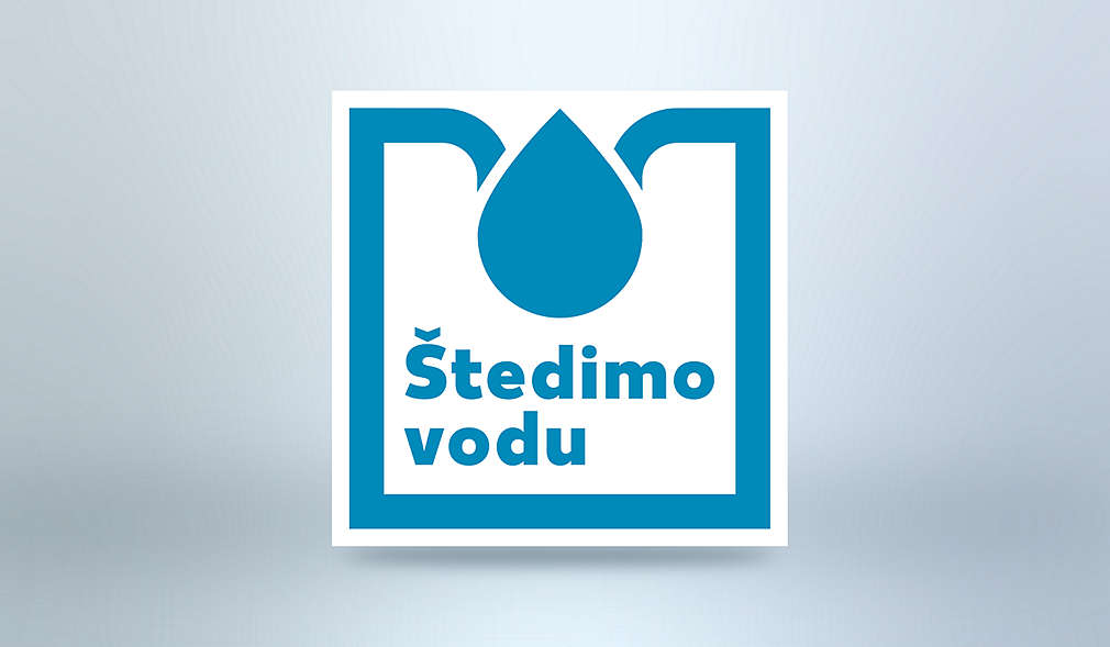 Logotip „Štedimo vodu"