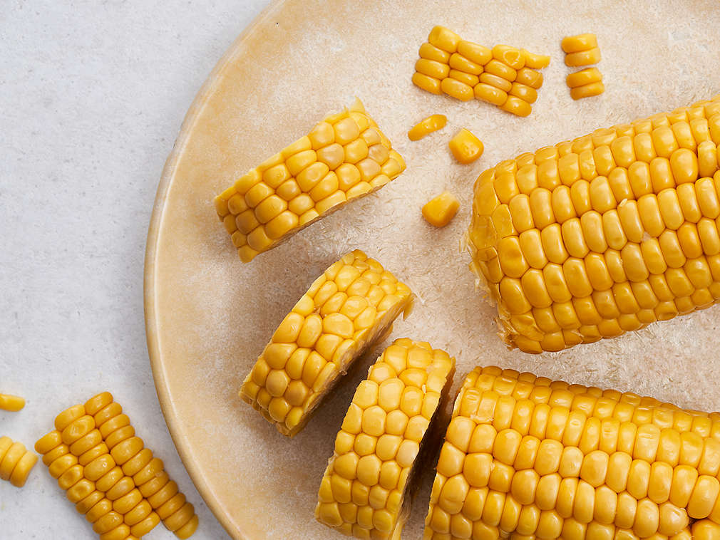 Porumb dulce proaspăt în detaliu