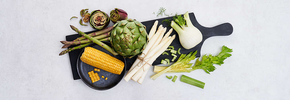 Obrázek čerstvé košťálové a stonkové zeleniny