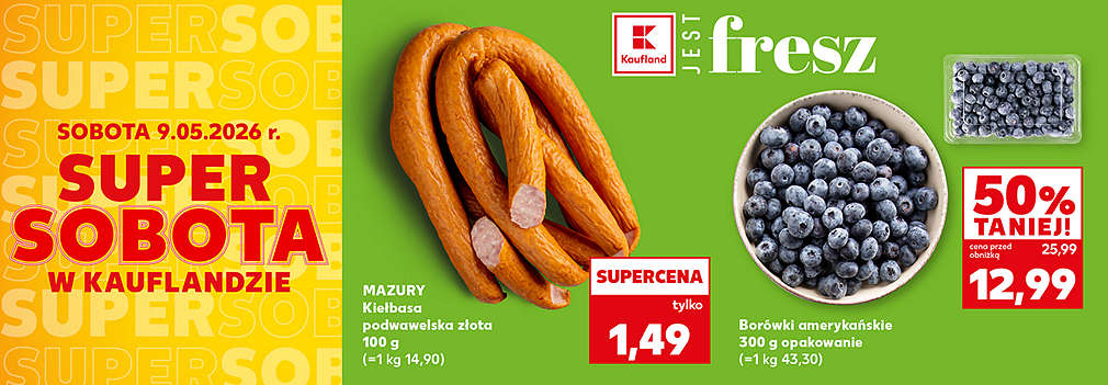kiełbasa i borówki