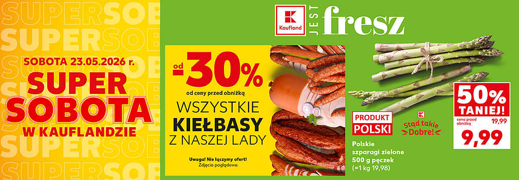 kiełbasy i szparagi
