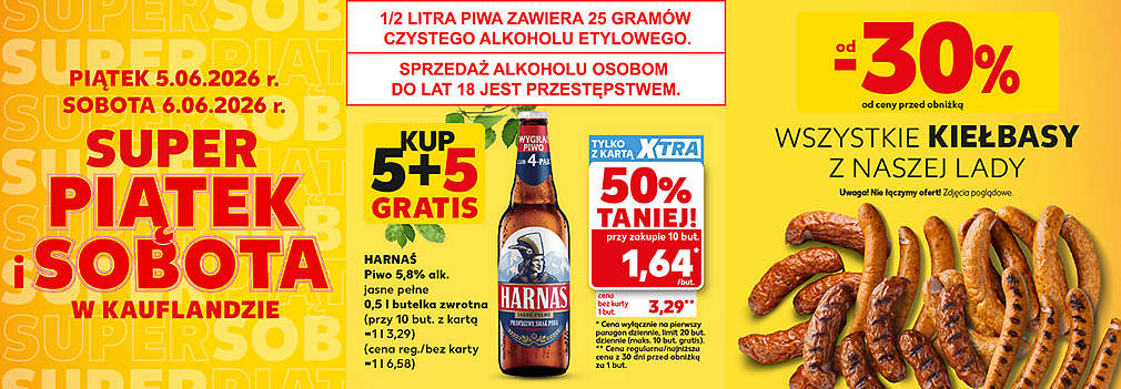 piwo i kiełbasa