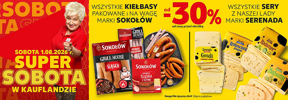 kiełbasy i sery zółte