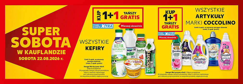 kefiry i artykuły marki Coccolino